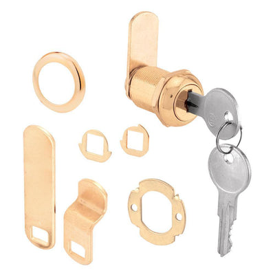 7/8 in. Brass Plated Diecast Cam Lock - Super Arbor