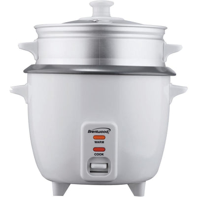 5-Cup White Rice Cooker with Food Steamer - Super Arbor