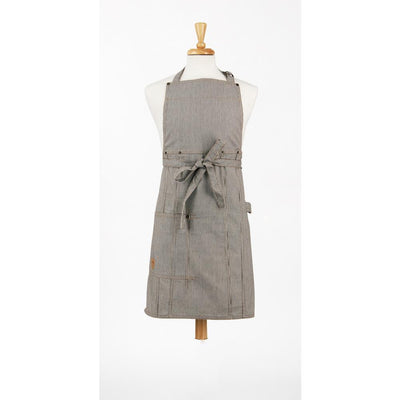 Railroad Stripe Denim Adult Butcher Apron - Super Arbor