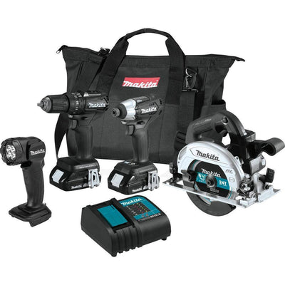 18V LXT Lithium-Ion Sub-Compact Brushless Cordless Combo Kit (1.5Ah) (4-Piece) - Super Arbor