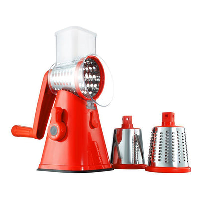 NutriSlicer 3-in-1 Spinning/Rotating Mandoline and Countertop Food Slicer and Grater - Super Arbor