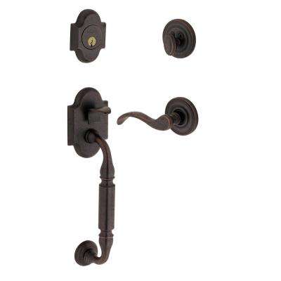 Grandeur 
    Fifth Avenue Timeless Bronze 1-Piece Handleset with F Grip and Bellagio Lever - Super Arbor