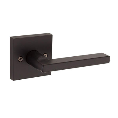 Halifax Square Matte Black Dummy Door Lever - Super Arbor