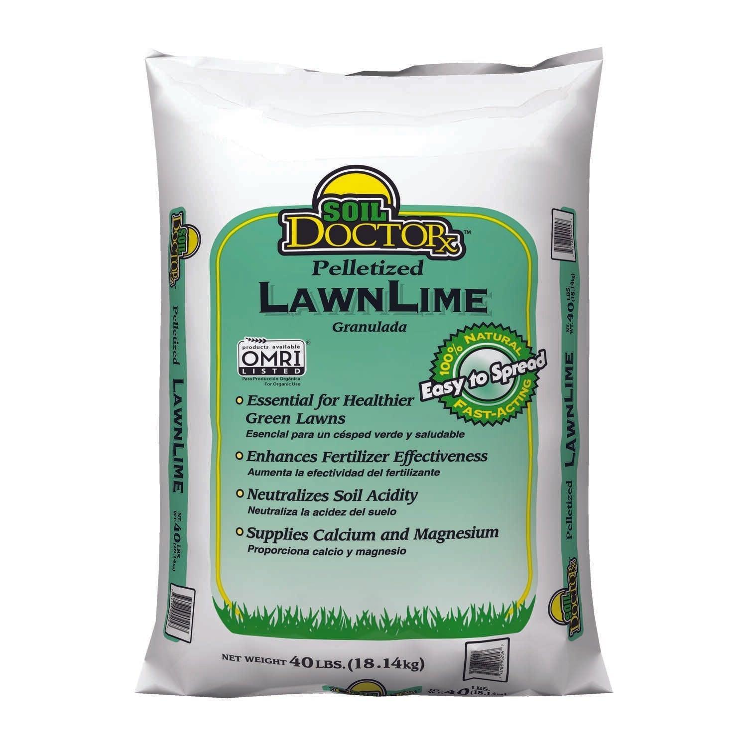 Soil Doctor Pelletized Organic Lime 1000 sq ft 40 lb – Super Arbor