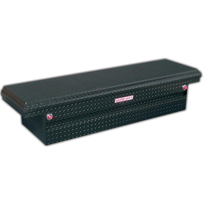 Weather Guard 71.5 in. Glossy Black Aluminum Full Size Crossbed Truck Tool Box - Super Arbor