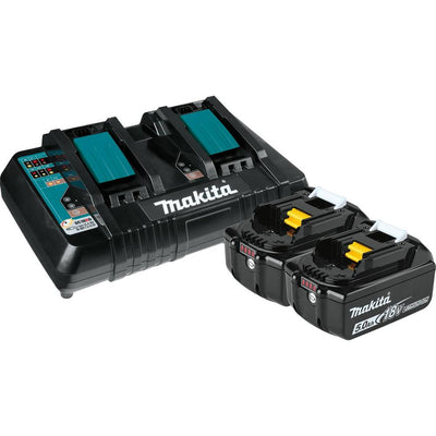 18-Volt 5.0Ah LXT Lithium-Ion Battery and Dual Port Charger Starter Pack - Super Arbor