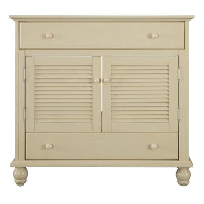 Cottage 36 in. W Bath Vanity Cabinet Only in Antique White - Super Arbor