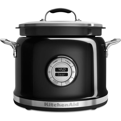 4 Qt. Onyx Black Non-Stick Electric Multi-Cooker - Super Arbor