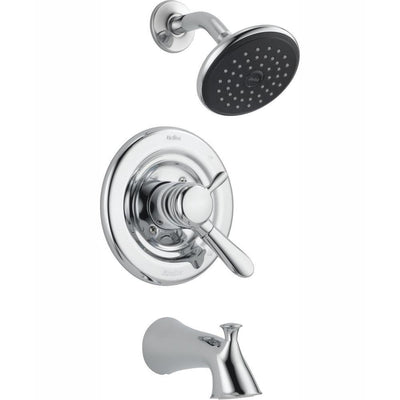 Lahara Single-Handle 1-Spray Tub and Shower Faucet in Chrome (Valve Included) - Super Arbor