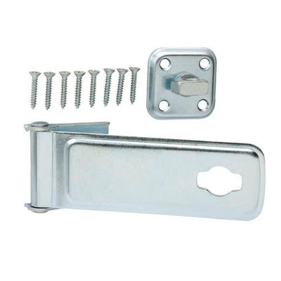 6 in. Zinc-Plated Latch Post Safety Hasp - Super Arbor