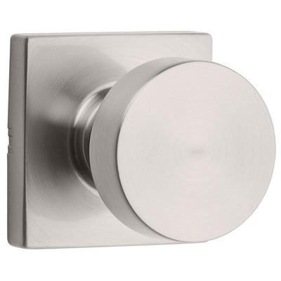 Pismo Square Satin Nickel Hall/Closet Door Knob - Super Arbor