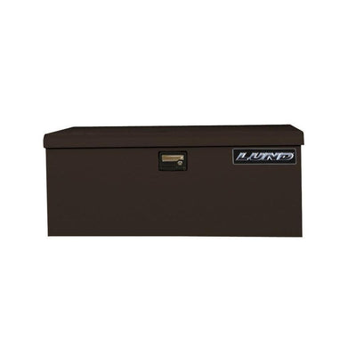 Lund 24 in Gloss Black Steel Full Size Chest Truck Tool Box with mounting hardware and keys included - Super Arbor