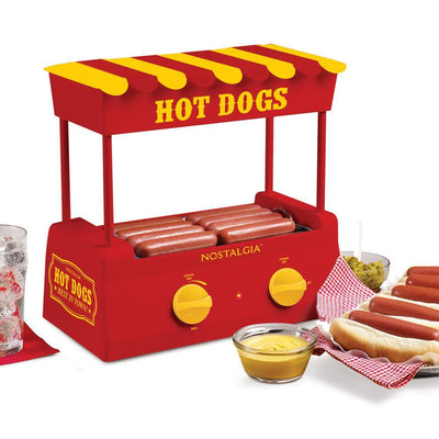 Red 8-Hot Dog Roller and 6-Bun Warmer - Super Arbor