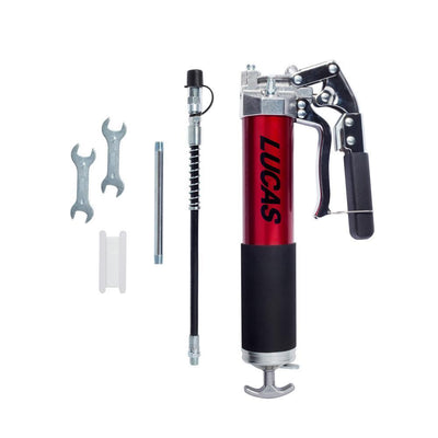 Lucas Industrial Duty 2-Way Pistol Lever Grease Gun - Super Arbor