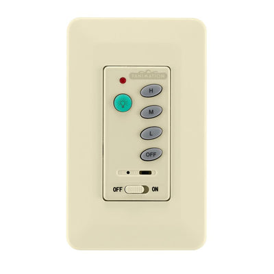 3-Speed Wall Control with Receiver Non-Reversing Switch, Light Almond - Super Arbor