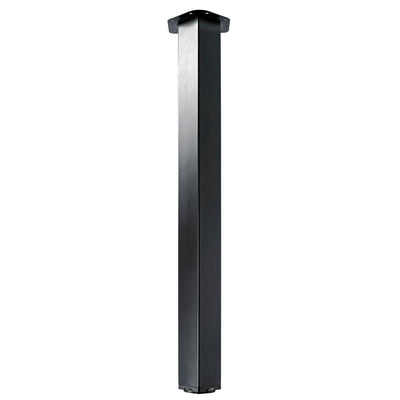 27.5 in. Black Square Steel Table Leg (Set of 4) - Super Arbor