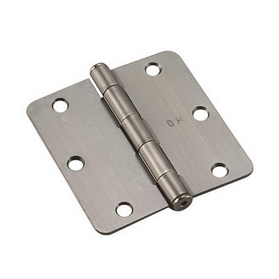 Full Mortise Inset Antique Nickel Hinge (1-Pair) - Super Arbor