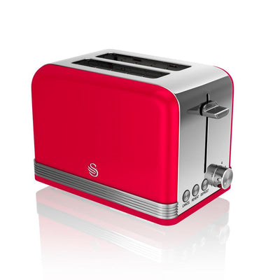 Retro 2-Slice Red Toaster - Super Arbor