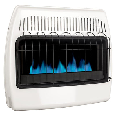 30,000 BTU Vent Free Liquid Propane Blue Flame Wall Heater - Super Arbor