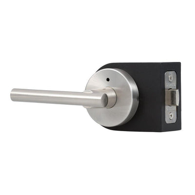 Contemporary Collection Cira Satin Nickel Bed/Bath Door Lever - Super Arbor