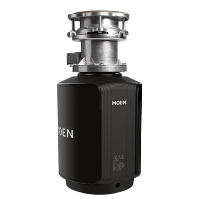 MOEN Host Series 3/4 HP Batch Feed Garbage Disposal with Stop-Controlled Grinding and Sound Reduction