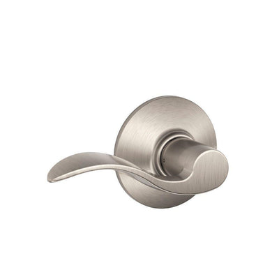 Accent Satin Nickel Passage Hall/Closet Door Lever - Super Arbor