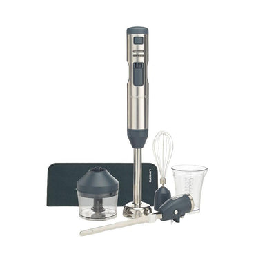 Smart Stick 5-Speed Stainless Steel Immersion Blender with Whisk, Chopper and Electric Knife Attachments - Super Arbor