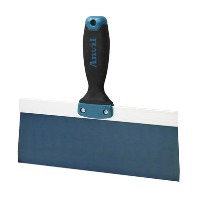 10 in. Blue Steel Taping Knife with Soft Grip Handle - Super Arbor