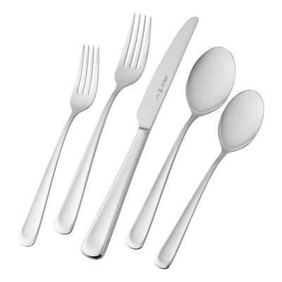 Silvano 45-Piece 18/10 Stainless Steel Flatware Set (Service for 8) - Super Arbor