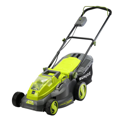 Sun Joe 15 in. 40-Volt Brushless Cordless Walk Behind Push Mower (Tool Only) - Super Arbor