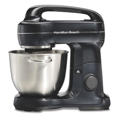 4 Qt. 7-Speed Black Stand Mixer - Super Arbor