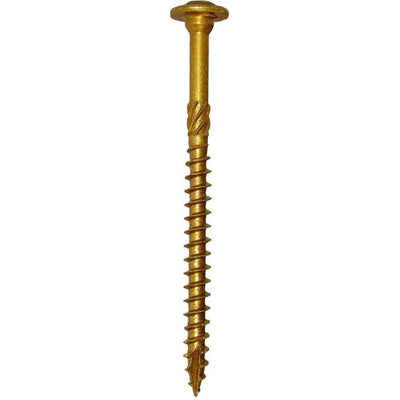 5/16 in. x 5-1/8 in. Star Drive Low Head Washer Rugged Structural Wood Screw (40-Piece per Pack) - Super Arbor