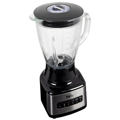 50 oz. 500-Watt 8-Speed Black Stand Blender with Glass Pitcher (1.6 Quarts/1.5 Liters) - Super Arbor