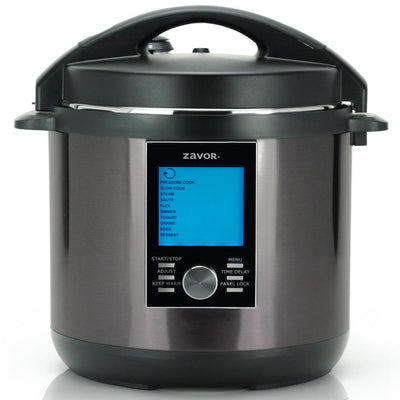 LUX LCD 8 Qt. Black Electric Mulit-Cooker - Super Arbor