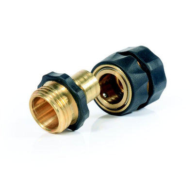 Quick Hose Connect Brass with Auto Shut-Off - Super Arbor