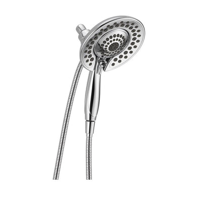 In2ition Two-in-One 5-Spray 6.8 in. Dual Wall Mount Fixed and Handheld Shower Head in Chrome - Super Arbor