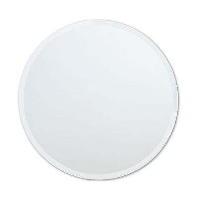 30 in. x 30 in. Frameless Beveled Edge Round Single Mirror - Super Arbor