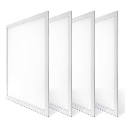 2 ft. x 2 ft. White Integrated LED Dimmable Edge Lit Panel, 4000K (4-Pack) - Super Arbor