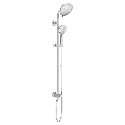 Spectra Versa 4-Spray Round 36 in. Shower System Kit with Hand Shower 1.8 GPM in Polished Chrome - Super Arbor