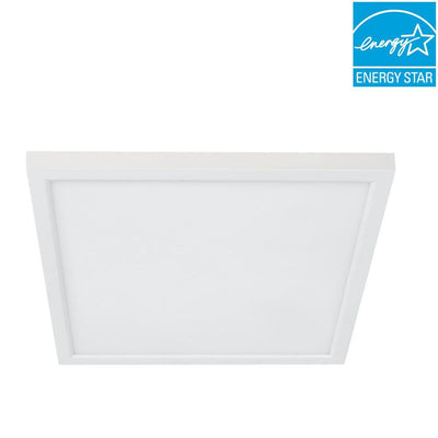 5 in. 8-Watt Title 24 Dimmable White Integrated LED Square Flat Panel Ceiling Flush Mount with Color Change CCT - Super Arbor