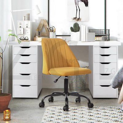 BONE Adjustable  Office Home Chair YELLOW - Super Arbor