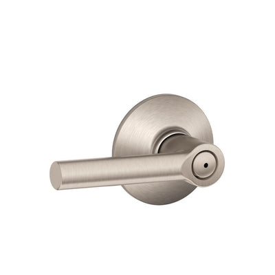 Broadway Satin Nickel Privacy Bed/Bath Door Lever - Super Arbor