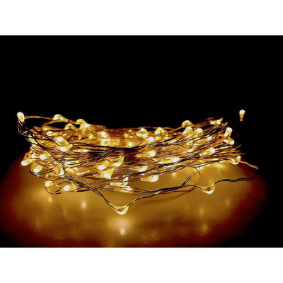 20 ft. 100-LED Integrated LED Solar Copper String Light - Super Arbor