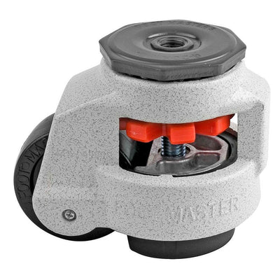 2-1/2 in. Nylon Wheel Standard Stem Leveling Caster with Load Rating 1100 lbs. - Super Arbor