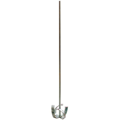28 in. Pro Mixing Paddle with 4 in. Head - Galvanized - Super Arbor
