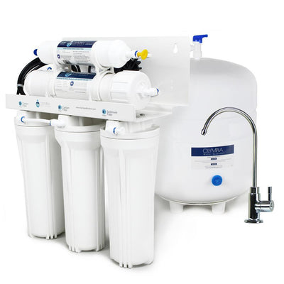 Permeate Pump Under-Sink Reverse Osmosis Water Filtration System with 50 GPD RO Membrane - for Low Water Pressure - Super Arbor