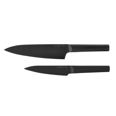 Ron 2-Piece Black All Purpose Knife Set - Super Arbor