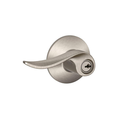 Sacramento Satin Nickel Keyed Entry Door Lever - Super Arbor