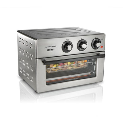 Air Fry 1800 W 6 Slice Stainless Steel Countertop Oven with 6 Cooking Functions - Super Arbor