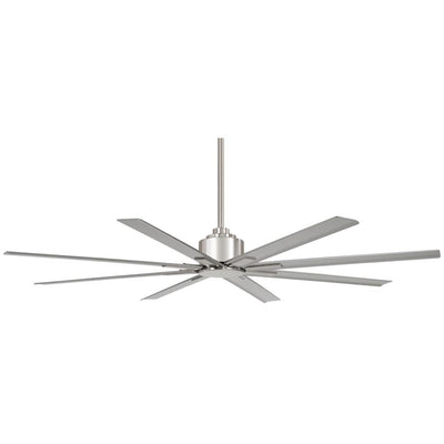 Xtreme H2O 84 in. Indoor/Outdoor Brushed Nickel Wet Ceiling Fan with Remote Control - Super Arbor